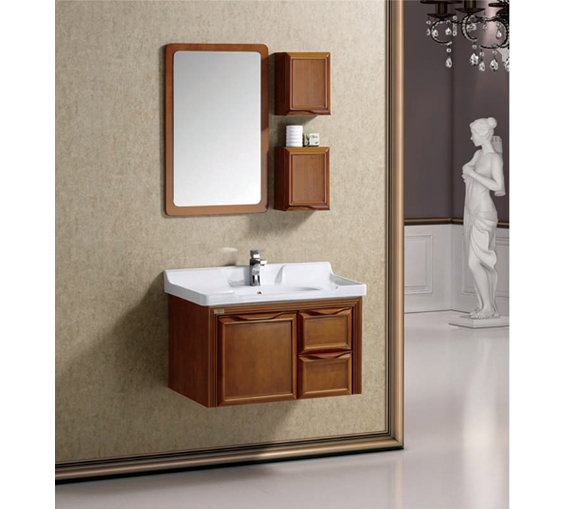 Solid Wood Bathroom Cabinet