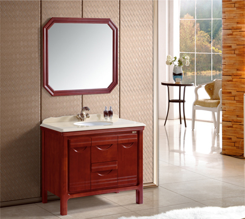 Eco-Frendily Wood Bathroom Cabinet