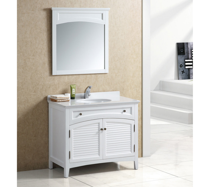 Solid Wood Bathroom Cabinet