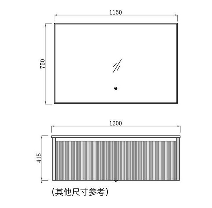 Bathroom Vanity YX70036-1600A