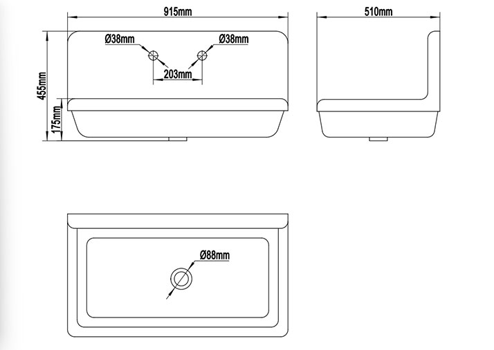 Cast Iron Sink - 36