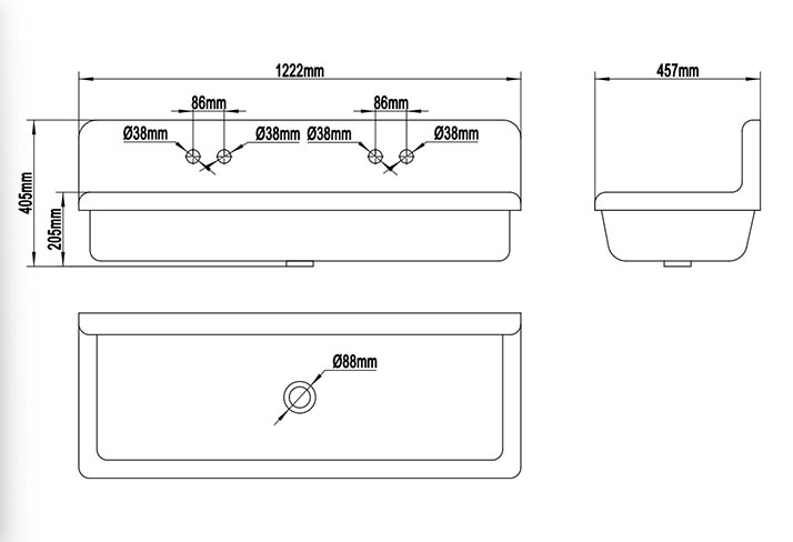Cast Iron Sink - 48