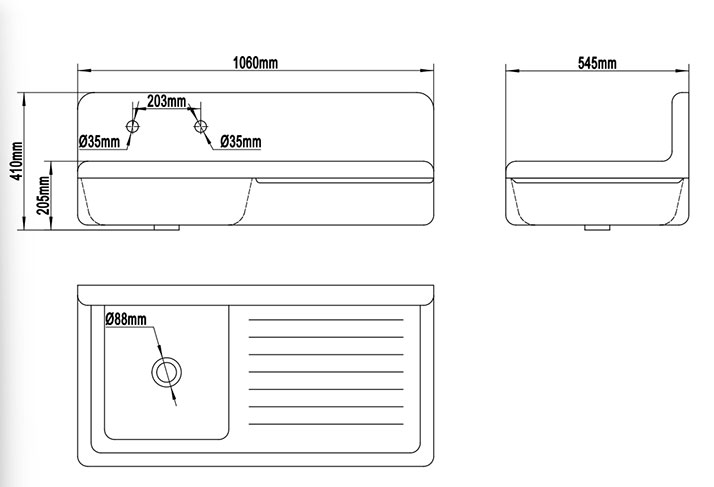Cast Iron Sink - 42