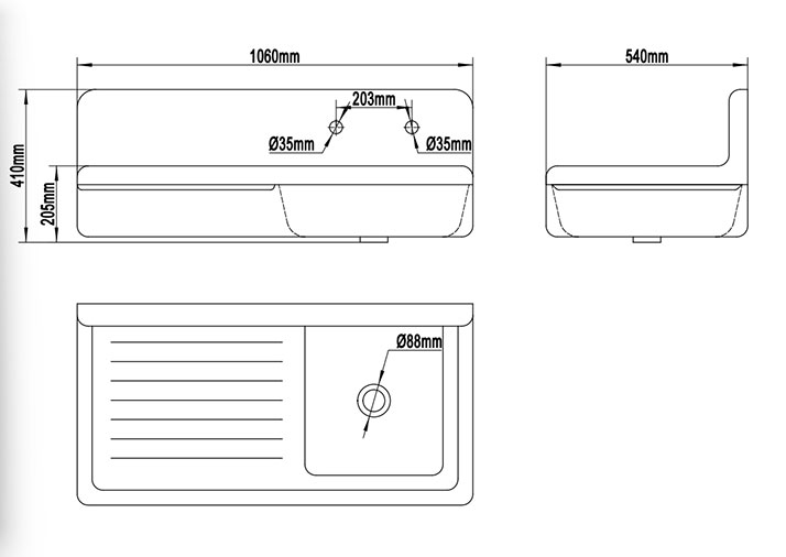 Cast Iron Sink - 42