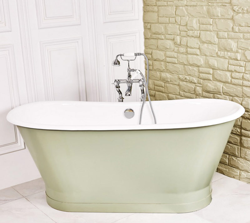 Cast Iron Bathtub with steel skirt YX-004