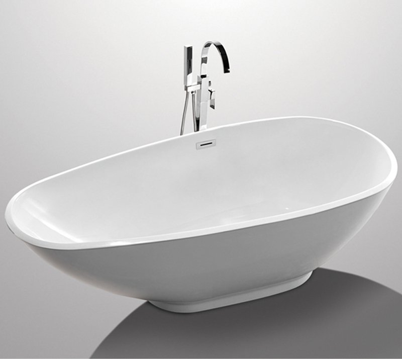 1900mm Freestanding Pedestal Tub , American Standard Freestanding Tub With Faucet YX-763