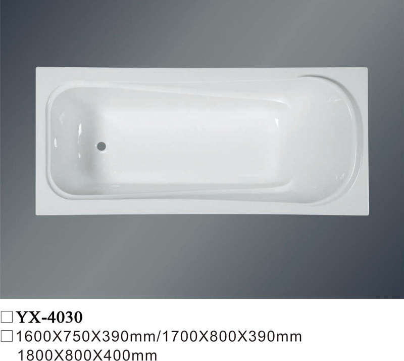 Drop-In Acrylic Bathtub YX-4030