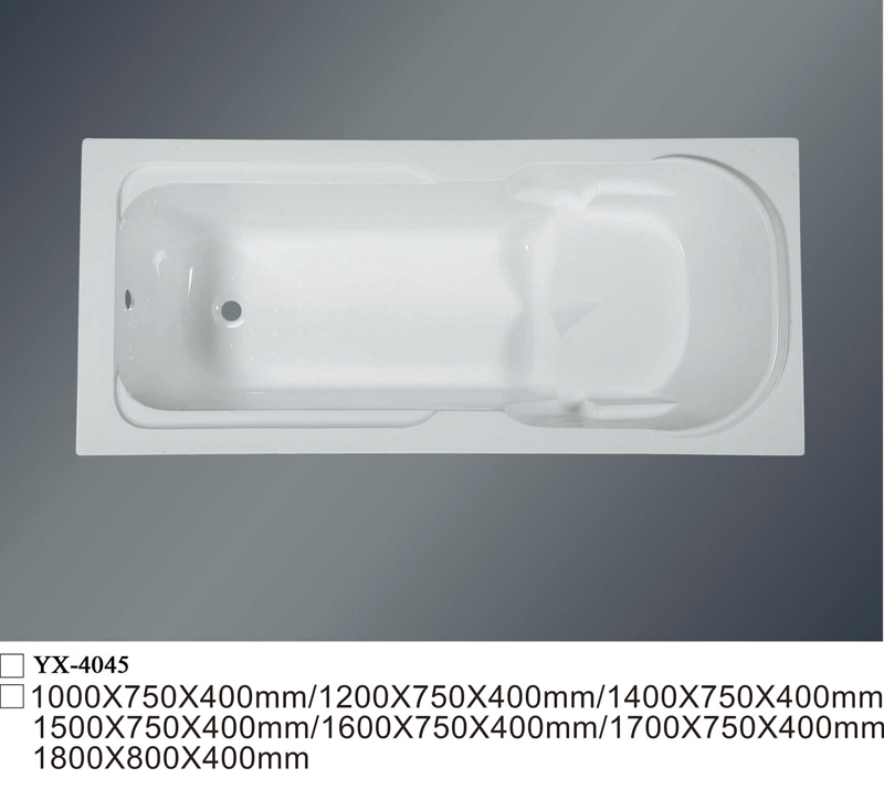 Drop-In Acrylic Bathtub YX-4045