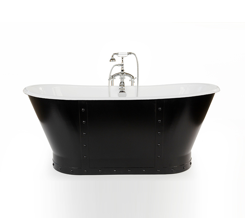 Cast Iron Bathtub with steel skirt YX-003