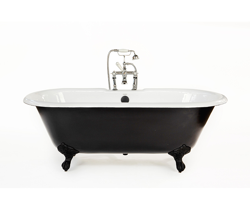 Double ended Cast Iron Bathtub with faucet hole YX-011