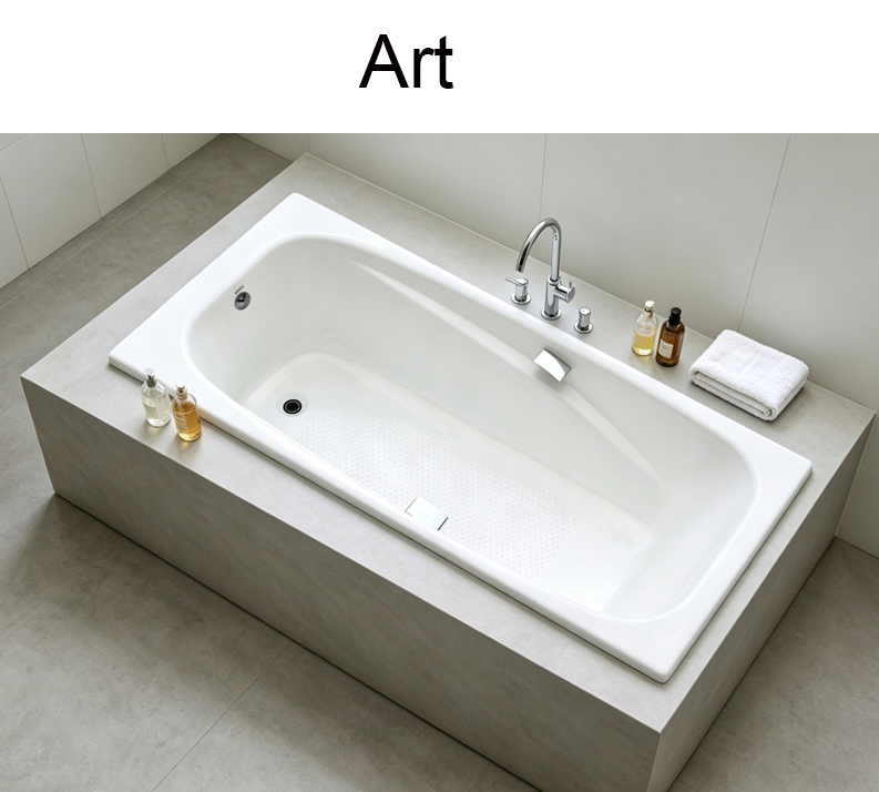 Drop In Cast Iron Bathtub ZYA-24