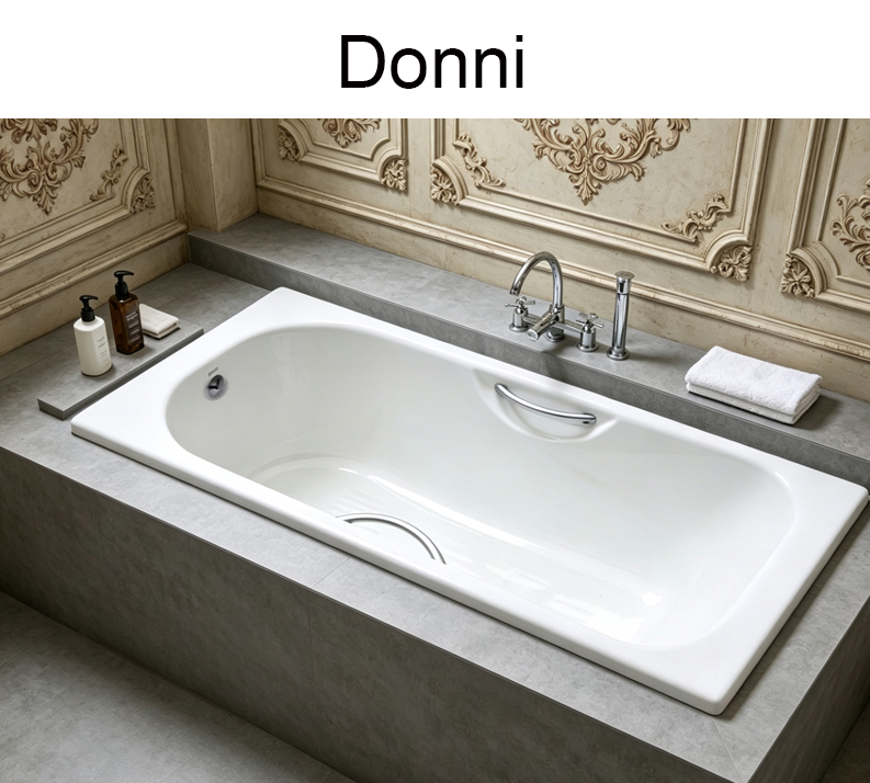 Donni Cast Iron Bathtub with handles ZYA-9