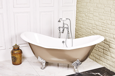  Drop in cast iron bathtub